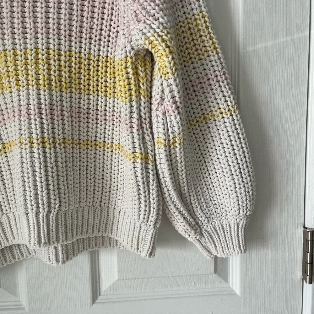 NWOT Sézane Vivien Knit Pullover Jumper size Medium in Multicolor - Picture 3 of 8